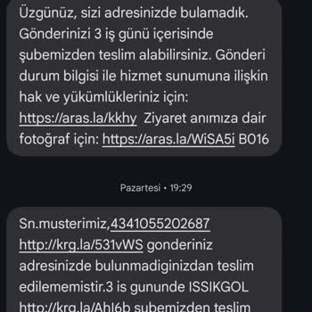 Aras Kargo Ve Kurye İşkencesi