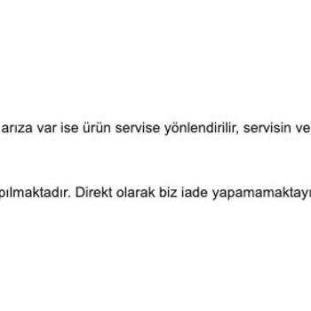 Sinerji Bilgisayar Ürünümü İade Almıyor!