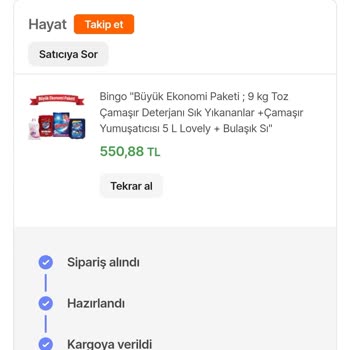 Hepsiburada Hepsijet Adana'da Takılı Kaldı.