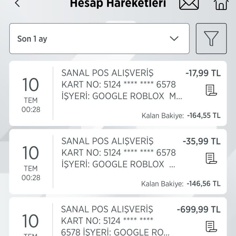 Roblox İzinsiz Paramı Çekti