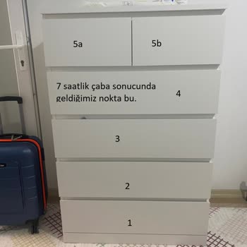 IKEA Mall Çekmeceli Kombin Hatası