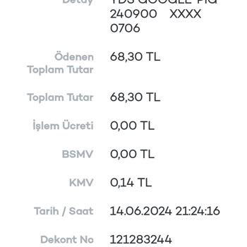 Google Pay YDS Google Pig Haksızlık