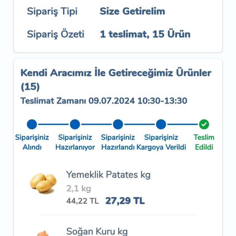Carrefour Adana M1 Şubesi Sanal Market Alışverişinde Yaşanan Sorunlar