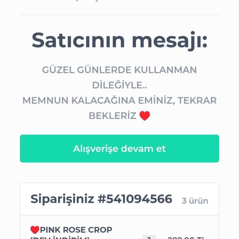 Shopier Kargolanmayan, Takipsizlik Siparişler.