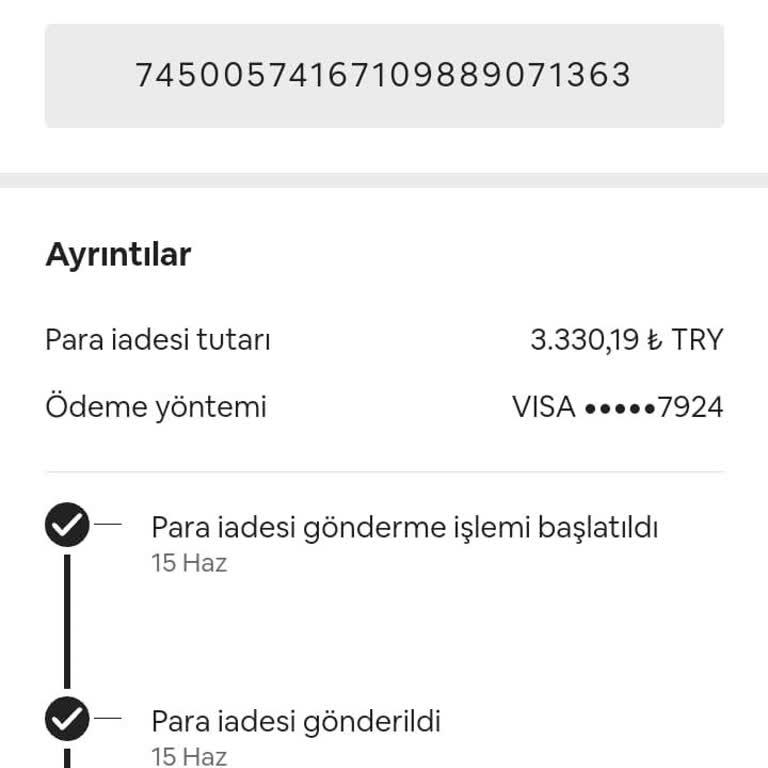 Ziraat Bankası İptal Edilen Tatilimin Ödeme İadesini Yapmıyor