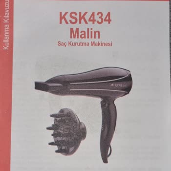 King KSK434 Malin Saç Kurutma Makinesi Kullanırken Pervane Parçalandı