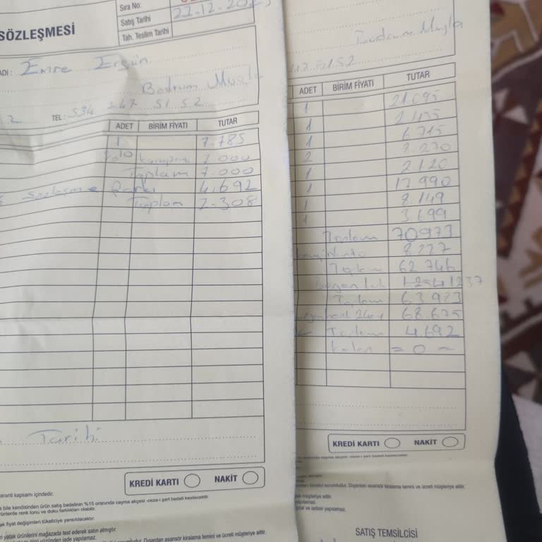 Enza Home Teslim Edilmeyen Ürünler. Arızalı Ürün
