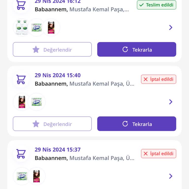 Getir Fazla Çektiği Paramı Geri Yatırmıyor