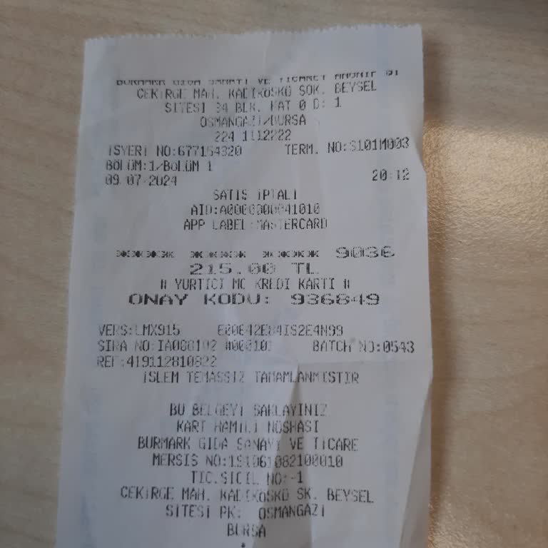 Bursa Sur Yapı Marka AVM Popeyes Şubesi Acil Denetim