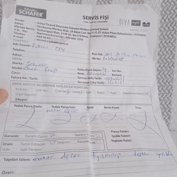 Schafer Ürün Kalitesizliği Ve Kötü Servis Deneyimi