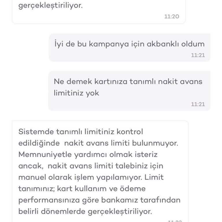 Akbank %0 Faizli Nakit Avans Kampanyası Mağduriyeti