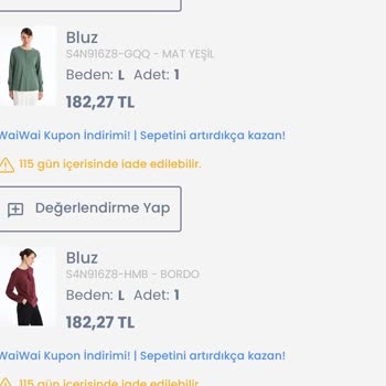 LCW Eksik Olan Ürünün Ücret İadesi