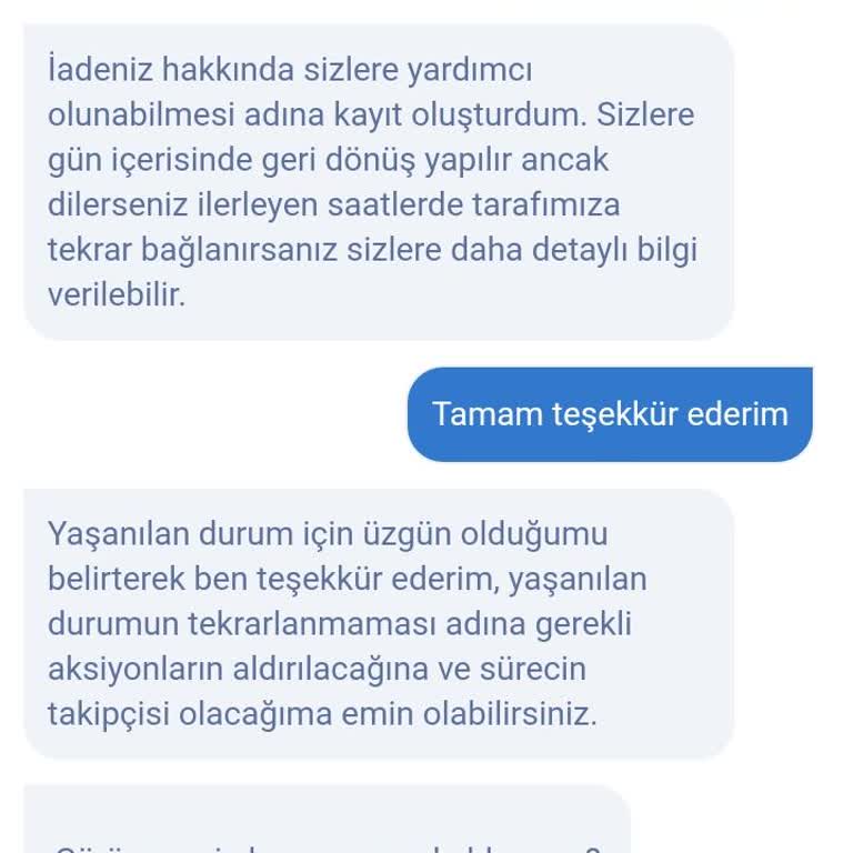 Obilet Isparta Petrol Turizm Biletimi İadesini İstiyorum