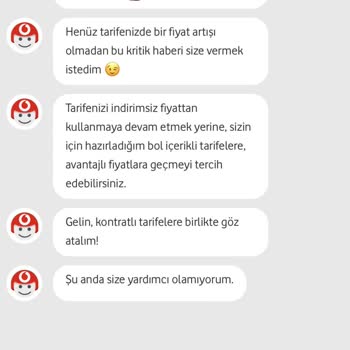 Vodafone Her Aradığımda Fahiş Fiyatlı Teklif Sunuyor