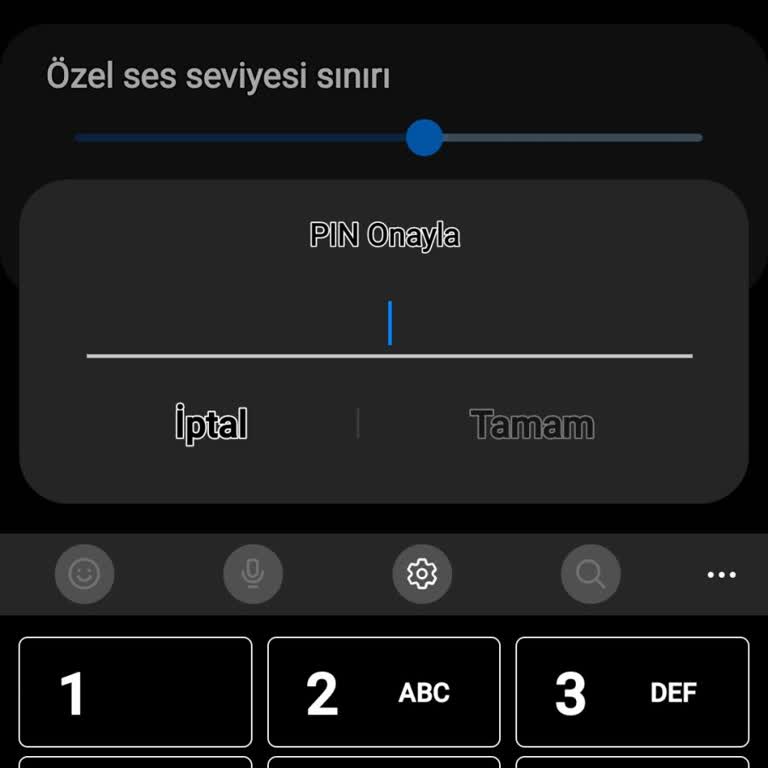 Samsung Telefon Medya Ses Sınırı