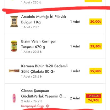 Cepte Şok Eksik Ve Kötü Ürün Gönderimi!