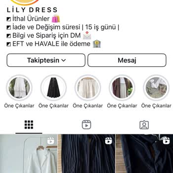 Lilydress1 (Instagram) İnsanları Mağdur Ediyorlar