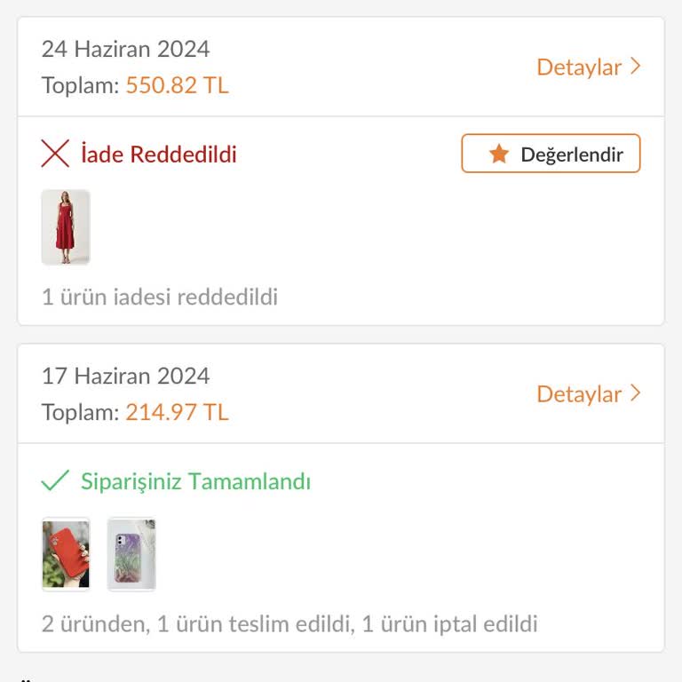 Trendyol Express Trendyol İade Sorunu Yaşıyorum
