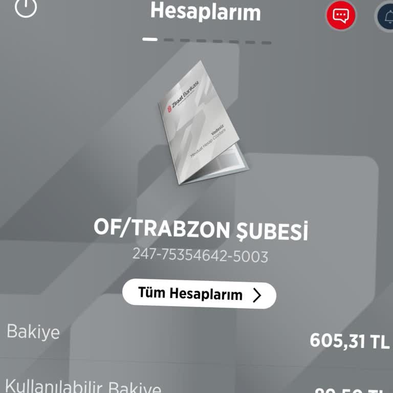 Ziraat Bankası Kullanılabilir Bakiyemin Normal Bakiyemden Az Olması