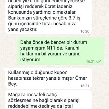N11 Satın Aldığım Ürünü Göndermiyor