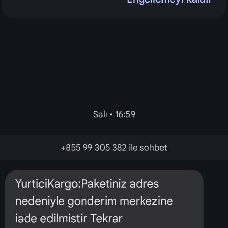 Kargo 855 Yurt İçi Kargodan