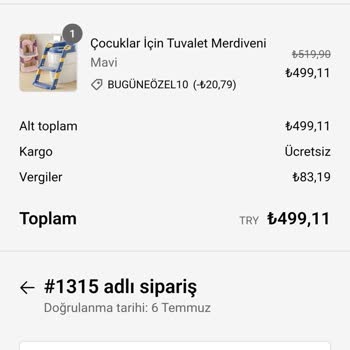 Kidston.com.tr Verilen Siparişin Gelmemesi