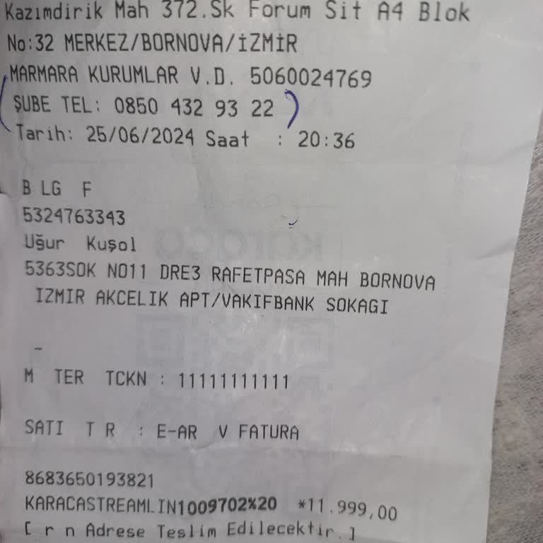 Karaca Züccaciye Karaca Şikayet Yemek Takimi Gelmedi