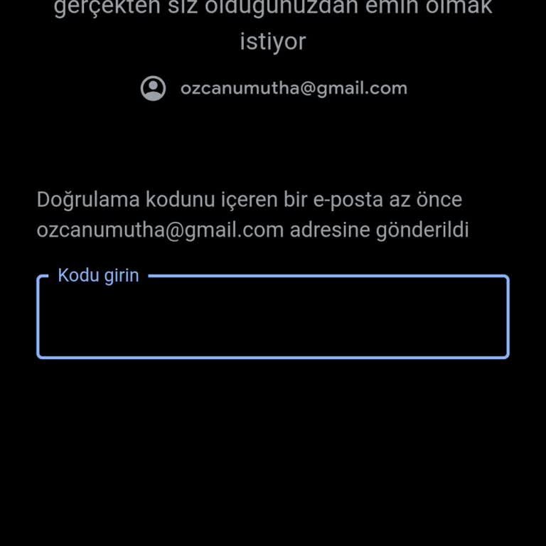 Gmail Hesabımı Kurtaramıyorum Maile Kod Gidiyor Ama Mail Bende Yok