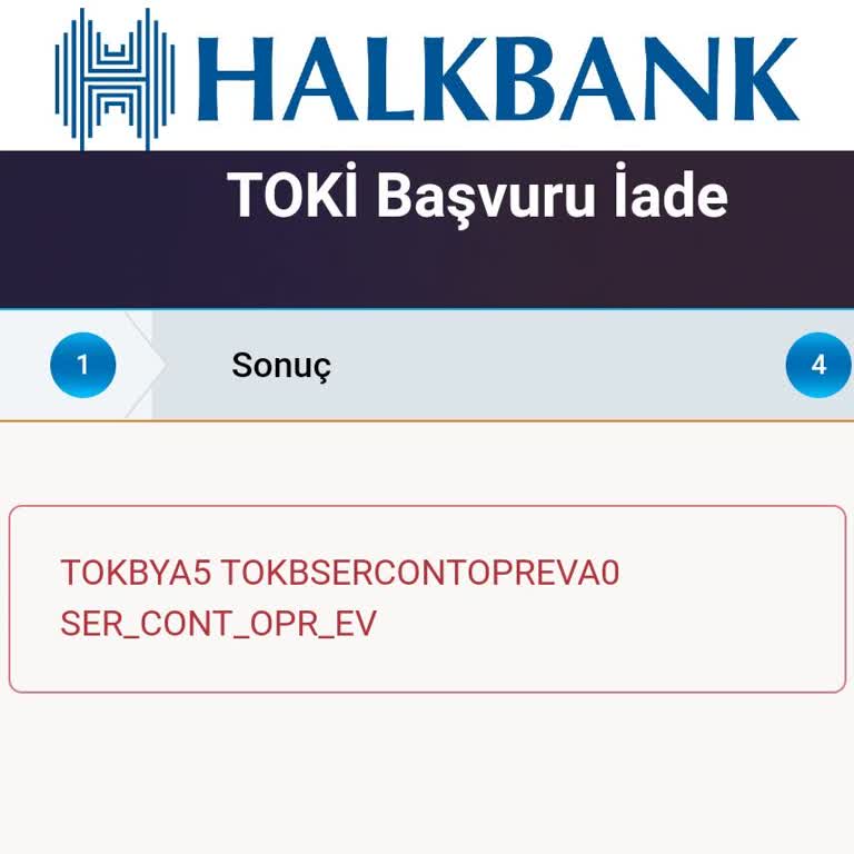 Halkbank TOKİ Para İadesi Hatası!