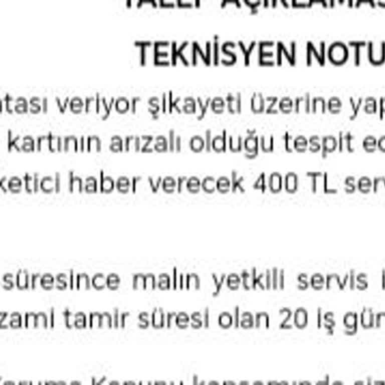 Hotpoint Indesit Vestel Yetkili Servisinin Ciddiyetsiz Tutumu