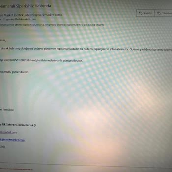 Çiçek Market Teslimat Beklerken Sipariş İptali Geldi. Ciddiyetsiz Bir Site.