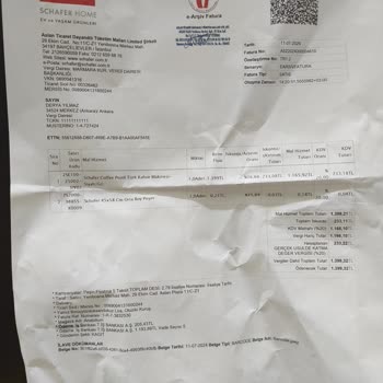 Schafer Satıcı Hatası Nedeniyle Ürün İçin Boş Yere Bekledim