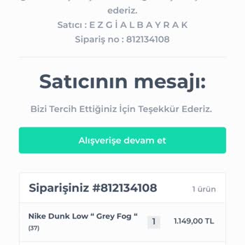 Ezgi Albayrak.co Hatalı Ürün Satışı