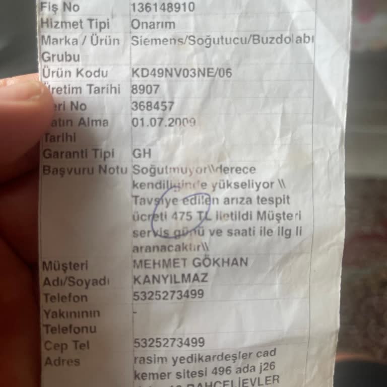 Siemens Edremit Şubesi Şikayet