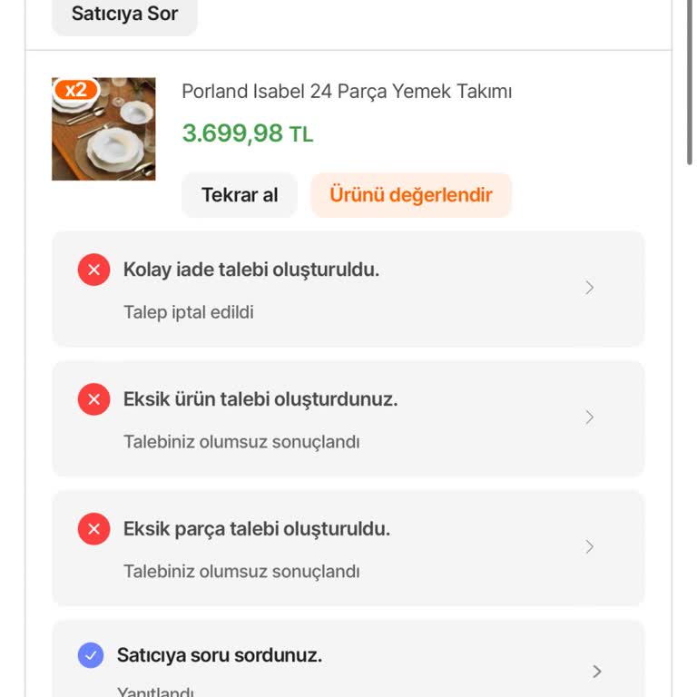 Hepsiburada Kargo Hasarlı Hatalı Ürünü Telafi Etmiyor