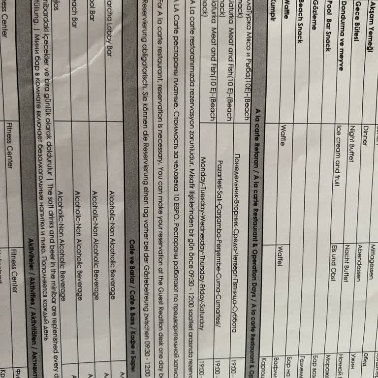 Alarcha Hotels & Resorts Açıklama'nin Okunması Ve Acil Olarak Yapılması Gerekiyor