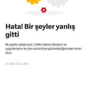 McDonald's Giriş Yapılamıyor Hatası