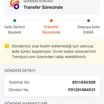 Trendyol Milla 12 Gündür Elime Ulaşmayan Ürün