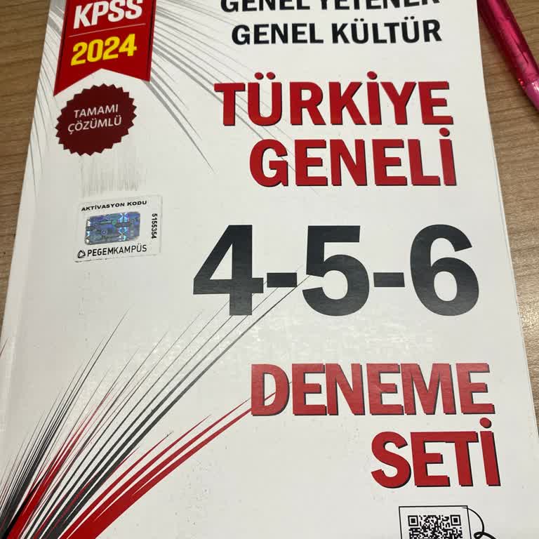 Pegem Akademi Cevap Anahtarı Yok