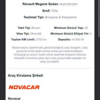 Yolcu360 Novacar Depozito Ücreti 15 İş Günü Oldu Para Yok