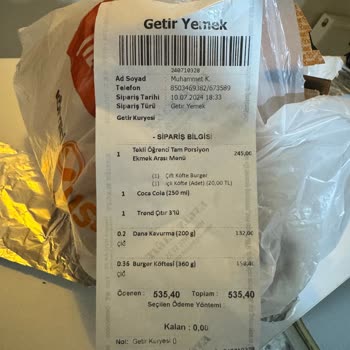 Köfteci Yusuf'un Bozuk Ürünlerinden Dolayı Gıda Zehirlenmesi Yaşıyorum