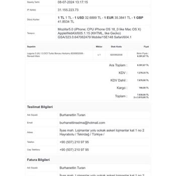 Aras Kargo Boş Kutu Getirmiş!