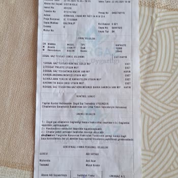 DemirDöküm Arıza Nedeniyle Kombi Değişikliği