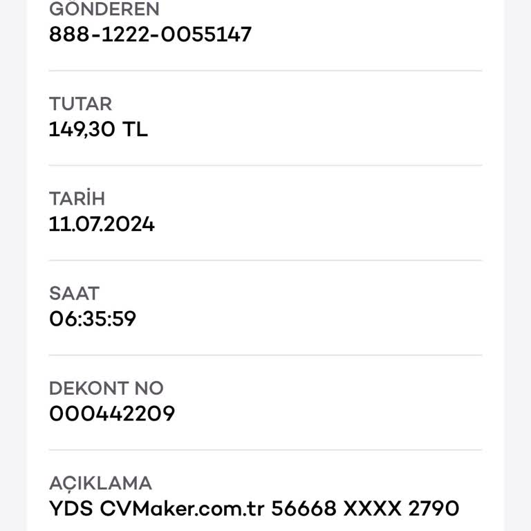 CV Maker Kart Bilgilerini İzinsiz Kaydetme