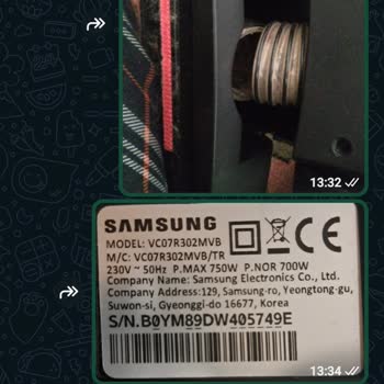 Samsung Elektrikli Süpürge Başlık Sorunu