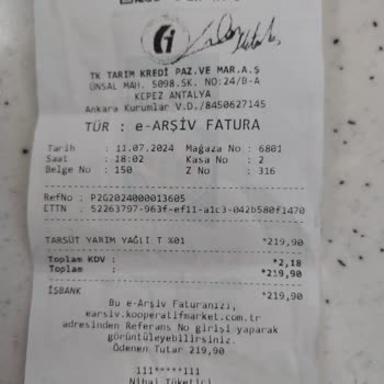 Tarım Kredi Kooperatif Market Tarım Kredi Yapış Yapış Tost Peyniri Sorunu