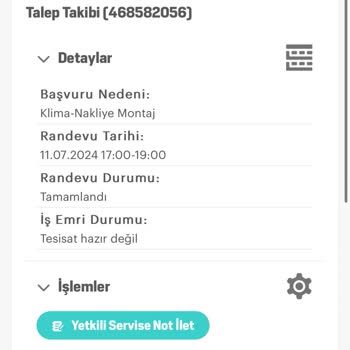 Arçelik Yetkili Servisi Randevu Tarihinde Gelmedi.