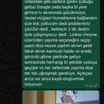 Vestel HDMI Problemi Ve Müşteri Hizmetlerine Bağlanma Sorunu