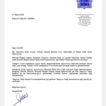 Paynet Kartımdan İşlem Yapıldı Garanti Bankası Tarafından Mağdur Edildim