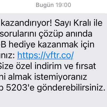 Vodafone Yanıltıcı Hediye Mesajı Ve Haksız Fatura Ücreti